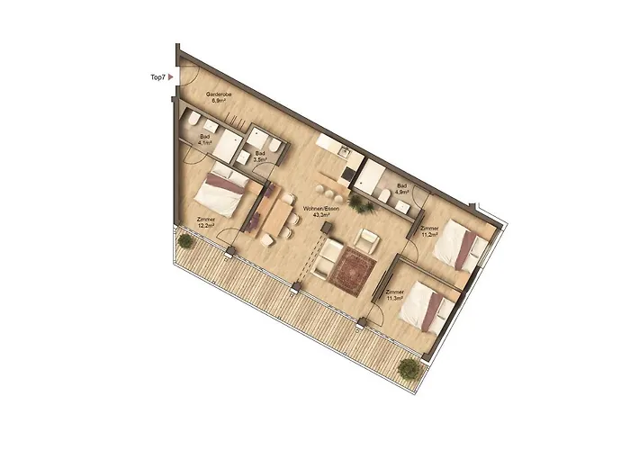 Panorama Moesern זיפלד אין טירול