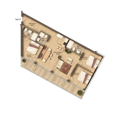 Panorama Moesern Seefeld in Tirol