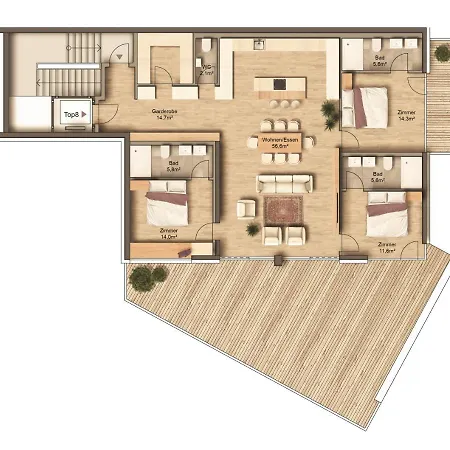 Panorama Moesern Apartment *